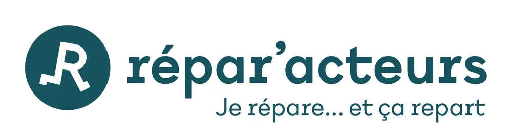 Logo officiel Répar’acteurs : Je répare… et ça repart
